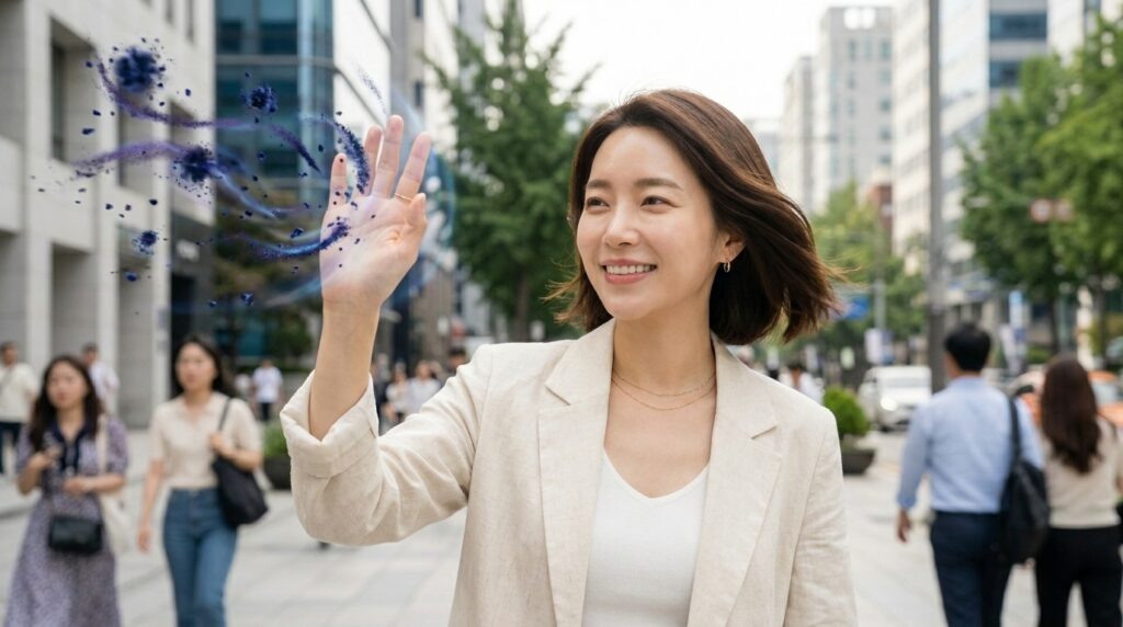 여름철 자외선과 스트레스로 인해 발생하는 피부 속 쓰레기인 활성산소의 공격을 막아내고 세포를 보호하는 모습
